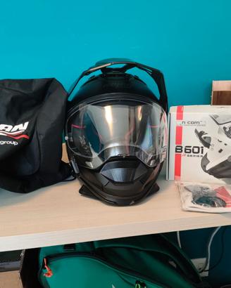 Casco Nolan N70 2X misura S + interfono N-COM B601