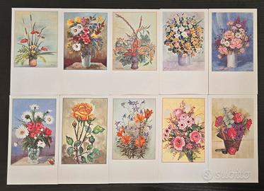 Biglietti d'Auguri - Fiori - Set 3
