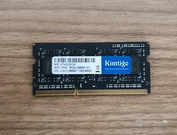 ram DDR3L SoDimm 4gb