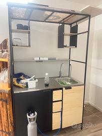 Cucinotto con lavabo