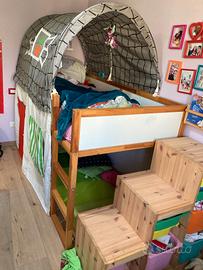 letto reversibile ikea kura