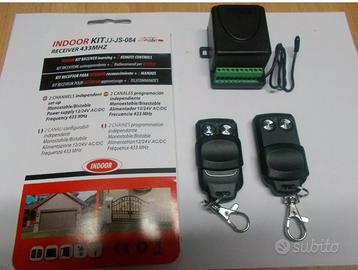 KIT RICEVITORE cON 2 RADIOCOMANDI 433MHZ 12 - 24 V