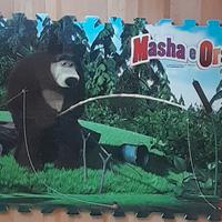 Tappetino puzzle Masha e Orso