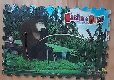 Tappetino puzzle Masha e Orso