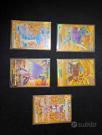 Pokemon Gold Lotto 5 Carte NM ITA ENG