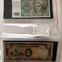 Banconota seconda guerra mondiale e 20 franchi