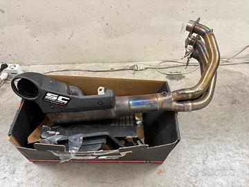 Scarico completo Sc omologato tracer  mt09- xsr900