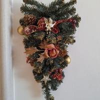 Ghirlanda natalizia per porta 