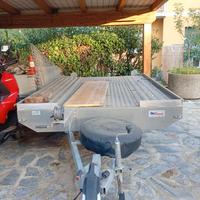 Carrello rimorchio a due assi