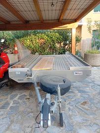 Carrello rimorchio a due assi