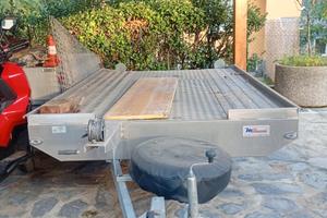 Carrello rimorchio a due assi