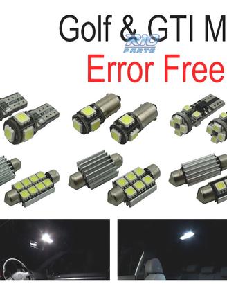 KIT 13 LAMPADE LED INTERNE PER VOLKSWAGEN VW GTI G