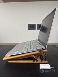 Leggio inclinabile per Pc/Mac in legno con ventole