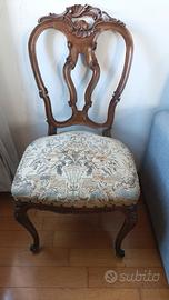 4 sedie stile barocco