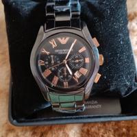 Emporio Armani Cronografo Orologio Ceramica Nero Q