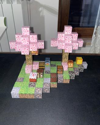 Minecraft modellino 3d cubetti magnetici