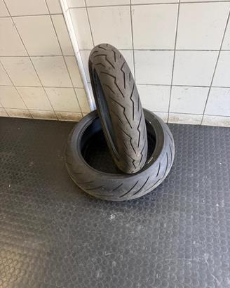 Gomme moto pirelli rosso 3