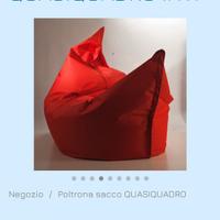 Poltrona pouf a sacco