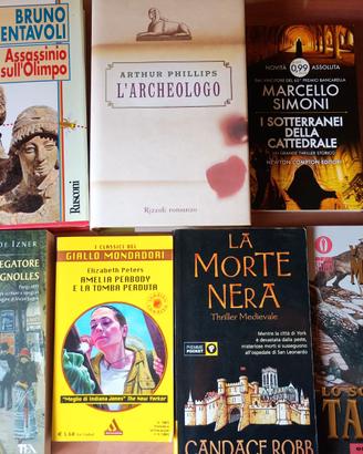 Gialli storici + un romanzo e un giallo mitologico
