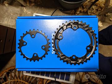 Corone Shimano Deore nuove 36-26