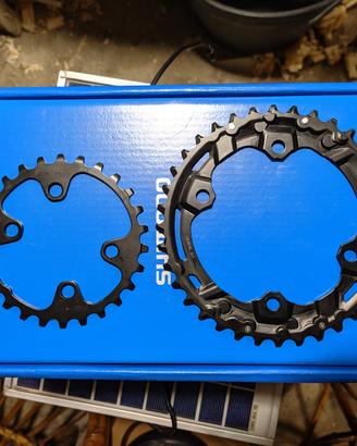 Corone Shimano Deore nuove 36-26