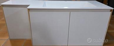 Mobiletto bagno completo di lavabo