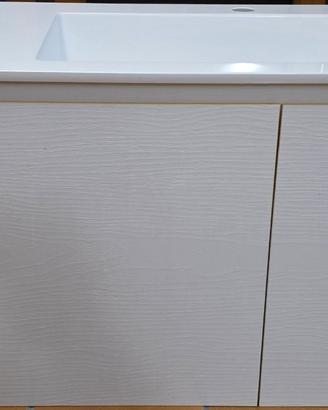 Mobiletto bagno completo di lavabo