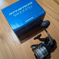 Shimano spheros SW 10000 con trecciato