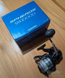 Shimano spheros SW 10000 con trecciato