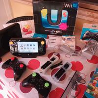 console wiiu+accessori+22 giochi da colezzione