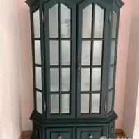 Vetrina credenza in legno cucina sala taverna