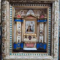 Raro quadro altarino devozionale 