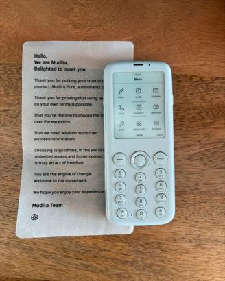 Mudita Pure – Minimal Phone  LEGGERE BENE ANNUNCIO