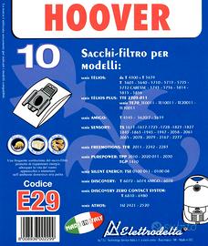 40 sacchi-filtro per aspirapolvere HOOVER