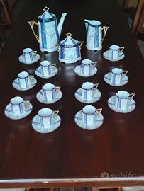 Servizio Caffè Art Déco Completo x12 - Porcellana 