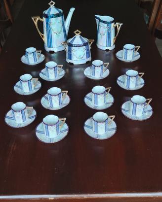 Servizio Caffè Art Déco Completo x12 - Porcellana 