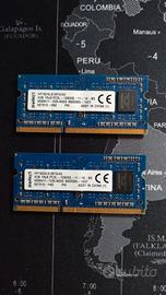 Ram 8 gb (4x2) 1Rx8 PC3L-12800S