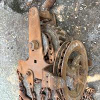 Paranco antico a catena - inizio anni ‘900 - Roma