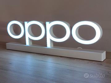 Insegna Luminosa OPPO LED da Banco

