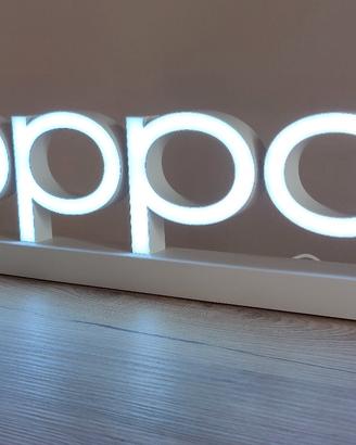 Insegna Luminosa OPPO LED da Banco

