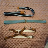 Lotto 2 cinture e 1 bretelle bambino.