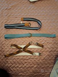 Lotto 2 cinture e 1 bretelle bambino.