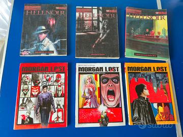 Primi 3 Volumi dei Fumetti Morgan Lost & Hellnoir