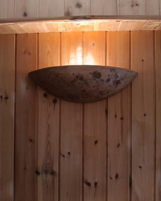Lampade appliques rustiche casa di montagna