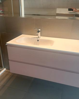 Mobile bagno sospeso 105 cm con lavabo