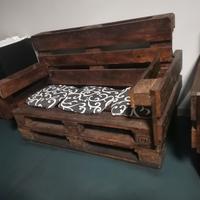 panca artigianale con pallet