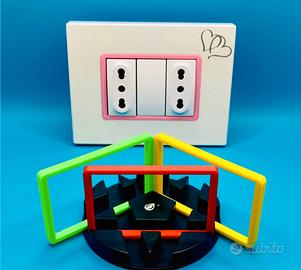 Placchette per tasti corrente luce