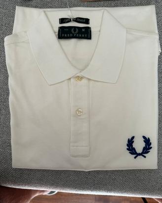 Fred Perry polo uomo maxi logo tg M, oggetto nuovo