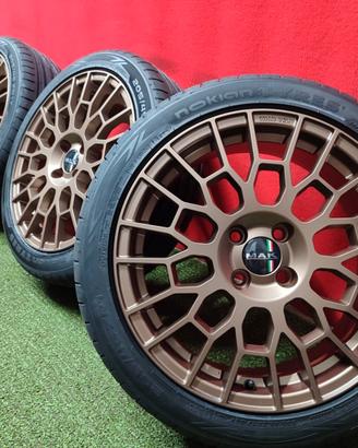 Cerchi Abarth 500 Fiat Ford Fiesta Pneus 205 45 17