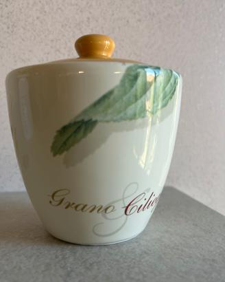 Barattolo/Zuccheriera in Ceramica con Coperchio
